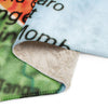 Kenya Map, Sherpa Blanket