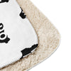 Nigeria Home Map on White, Sherpa Blanket