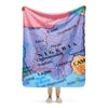 Nigeria Map Sherpa Blanket
