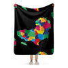 Africa Sherpa Blanket - All Countries Map