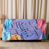 Nigeria Map Sherpa Blanket