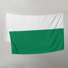 Nigeria Flag Throw Blanket / Prayer Shawl