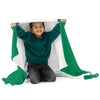 Nigeria Flag Throw Blanket / Prayer Shawl
