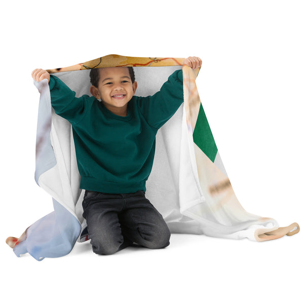 Nigeria Throw Blanket - Nigeria Map