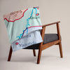 Nigeria Throw Blanket - Nigeria Map