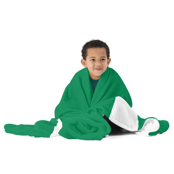 Nigeria Flag Throw Blanket / Prayer Shawl