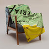 Nigeria Throw Blanket - Nigeria Map