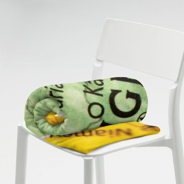 Nigeria Throw Blanket - Nigeria Map