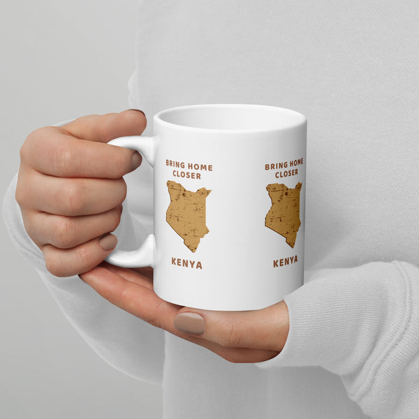 Bring Home Closer – Kenya Map Mug 🇰🇪