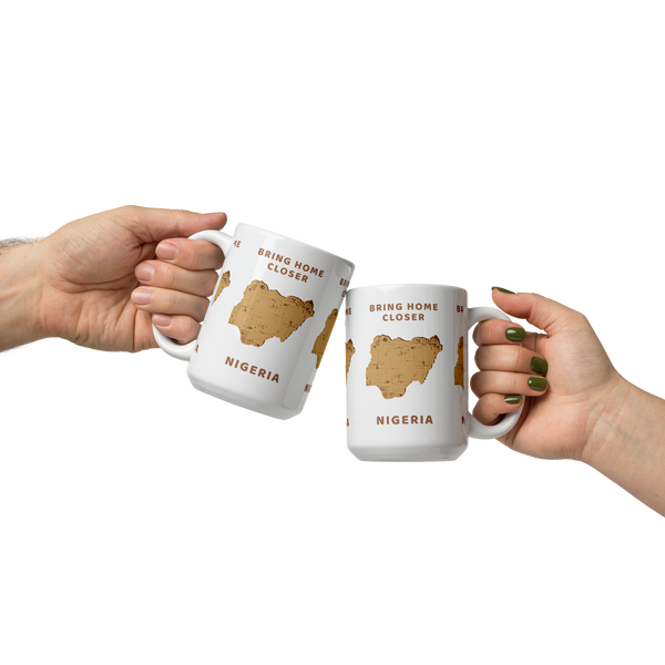 Bring Home Closer – Nigeria Map Mug