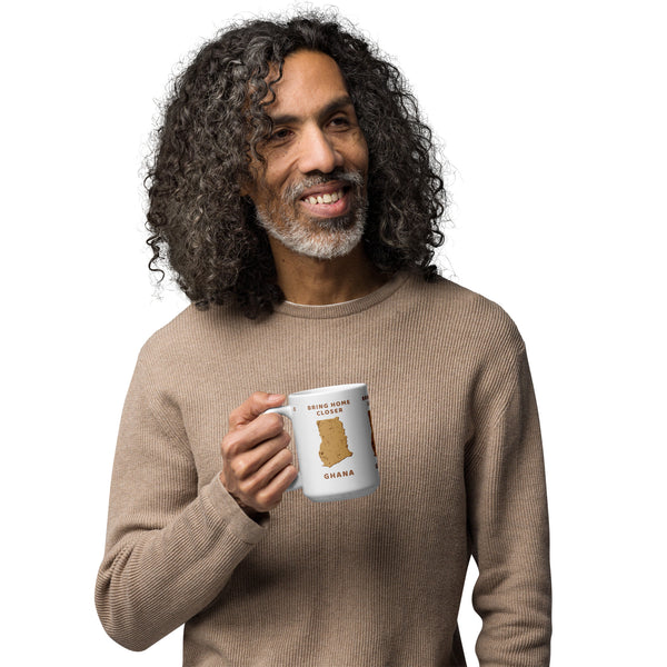 Bring Home Closer – Ghana Map Mug