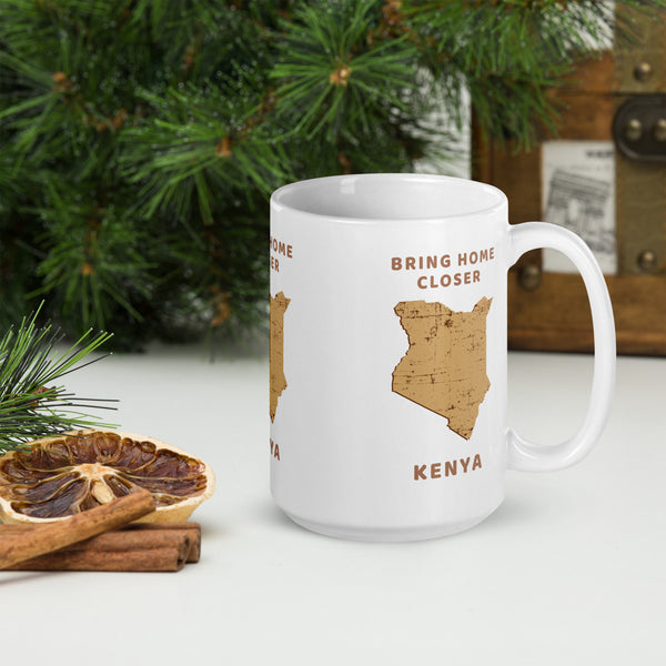 Bring Home Closer – Kenya Map Mug 🇰🇪