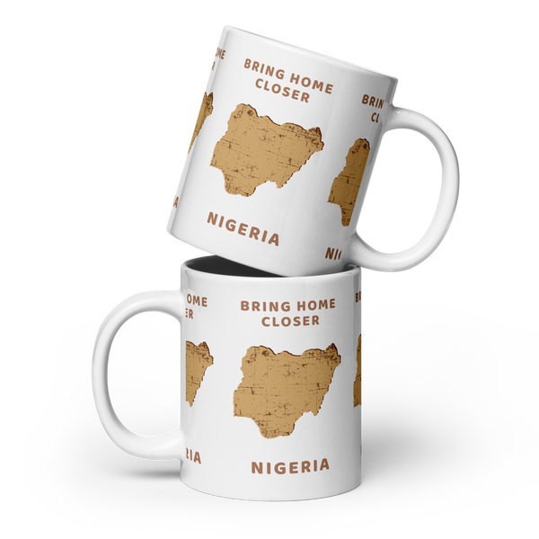 Bring Home Closer – Nigeria Map Mug