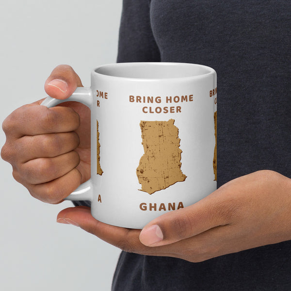 Bring Home Closer – Ghana Map Mug