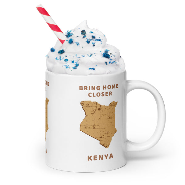 Bring Home Closer – Kenya Map Mug 🇰🇪