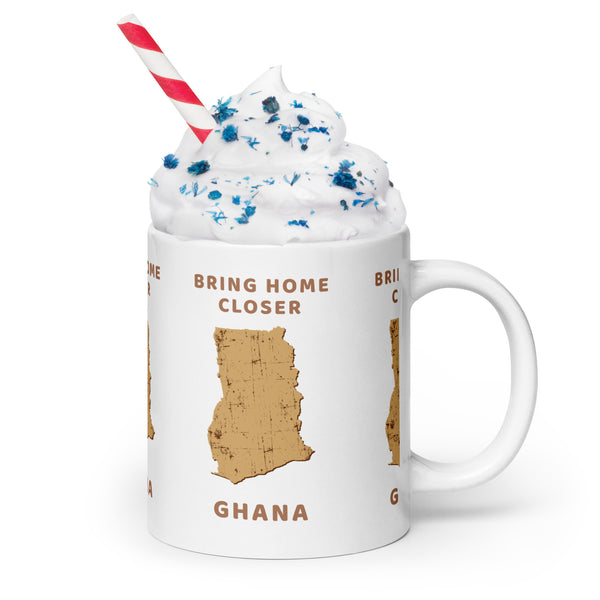 Bring Home Closer – Ghana Map Mug