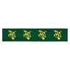 Kenya Headband - Yellow Map on Forest Green Fabric