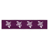 Kenya Headband - White Map on Tyrian Purple Fabric