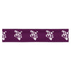 Kenya Headband - White Map on Tyrian Purple Fabric