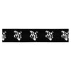Kenya Head band - White Map on Black Fabric