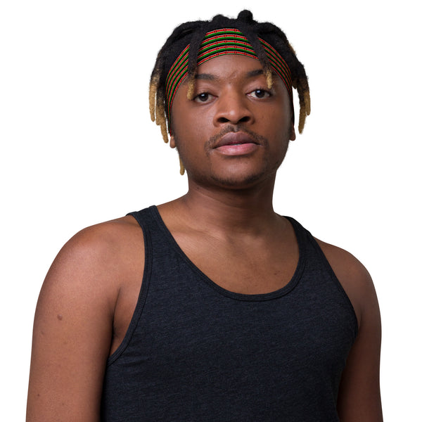 Kenya Headband - Multipattern Kenyan Flag Headband