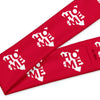 Kenya Headband - White Map on Crimson Fabric