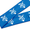 Kenya Headband - White Map on Navy Blue Fabric