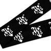 Kenya Head band - White Map on Black Fabric