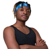 Kenya Headband - White Map on Navy Blue Fabric