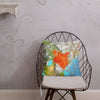 Kenya Throw Pillow - Aerial View of Kenya
