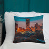 Kenya Premium Throw Pillow - Nairobi City, KICC