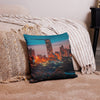 Kenya Premium Throw Pillow - Nairobi City, KICC
