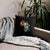 Africa Premium Throw Pillow - Africa Countries Map on Plain Black