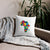 Africa Premium Throw Pillow - Africa Countries Map on Plain Black