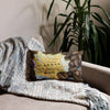 Kenya Coffee Premium Throw Pillow