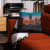 Kenya Premium Throw Pillow - Nairobi City, KICC