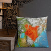 Kenya Throw Pillow - Aerial View of Kenya