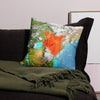 Kenya Throw Pillow - Aerial View of Kenya