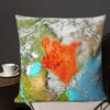 Kenya Throw Pillow - Aerial View of Kenya