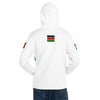 Kenyan Flag Unisex Hoodie - White