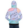 Kenya Unisex Hoodie - Light Blue Map