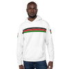 Kenya Flag Unisex Hoodie - Kenyan flag strip on White