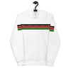 Kenya Flag Unisex Hoodie - Kenyan flag strip on White