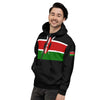 Kenyan Flag Unisex Hoodie - Black