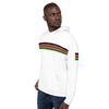 Kenya Flag Unisex Hoodie - Kenyan flag strip on White