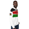 Kenyan Flag Unisex Hoodie - White