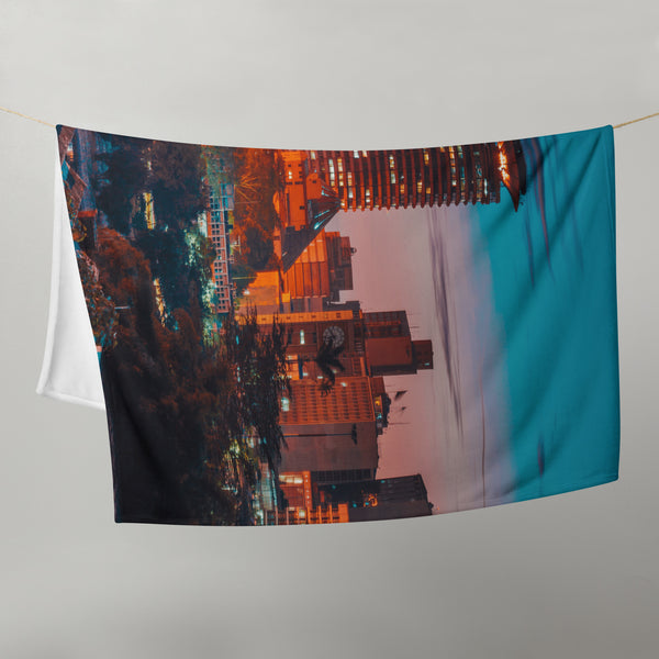 Kenya Throw Blanket- Nairobi City, KICC