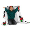 Kenya Flag Throw Blanket - Kenyan Flag (Butterflies pattern)