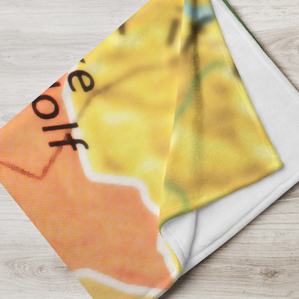 Kenya Throw Blanket - Kenya Map