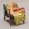 Kenya Throw Blanket - Kenya Map